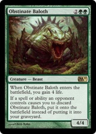 Obstinate Baloth
Magic 2011 (M11) Singles