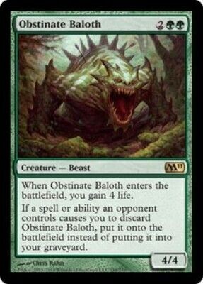 Obstinate Baloth
Magic 2011 (M11) Singles
