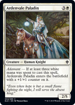 Ardenvale Paladin 004/269 Throne of Eldraine Singles