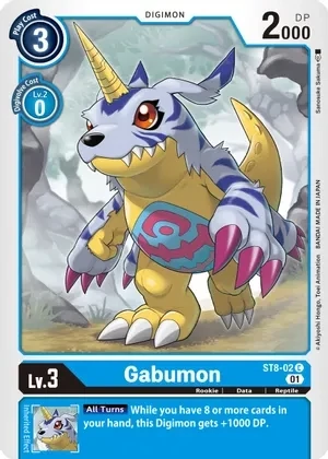 Gabumon - Starter Deck 08: Ulforce Veedramon (ST-8)
Starter Deck 08: Ulforce Veedramon