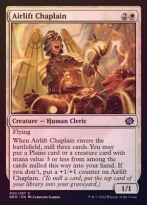 Airlift Chaplain 002/287 - Foil The Brothers&#39; War Foil Singles