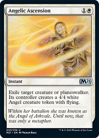 Angelic Ascension 003/274 - Magic 2021 (M21) Singles