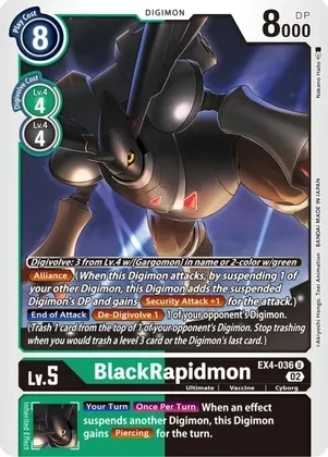 SH BlackRapidmon - Alternative Being Booster (EX04)
Alternative Being Booster