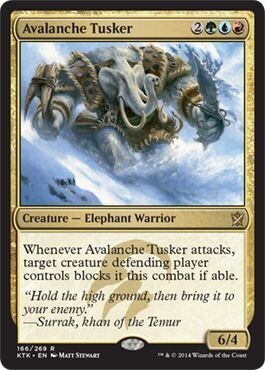 Avalanche Tusker 166/269
Khans of Tarkir Singles