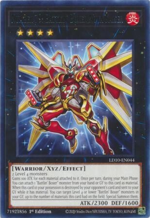 Number 79: Battlin&#39; Boxer Nova Kaiser - LD10-EN044 - Rare 1st Edition Soulburning Volcano 1st Edition Singles
