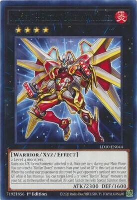 Number 79: Battlin&#39; Boxer Nova Kaiser - LD10-EN044 - Rare 1st Edition Soulburning Volcano 1st Edition Singles