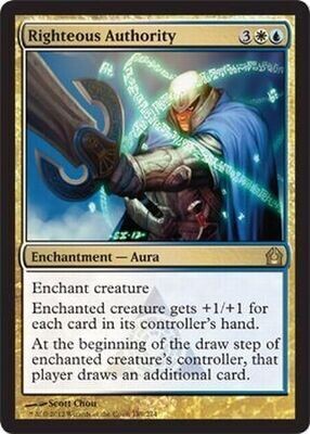 Righteous Authority
Return to Ravnica Singles(Español)