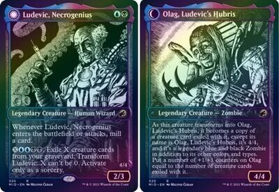 Ludevic, Necrogenius | Olag, Ludevic&#39;s Hubris 320 - Showcase Eternal Night - Foil
Innistrad: Midnight Hunt Collector Booster Foil Singles