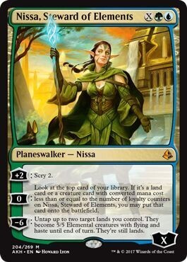 Nissa, Steward of Elements 204/269
Amonkhet Singles(Español)