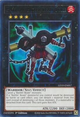 Battlin&#39; Boxer Lead Yoke - LD10-EN057 - Rare 1st Edition Soulburning Volcano 1st Edition Singles