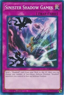 Sinister Shadow Games - SDSH-EN035 - Common 1st Edition Structure Deck: Shaddoll Showdown Singles