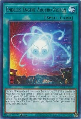 Endless Engine Argyro System - MP23-EN092 - Rare 1st Edition Mega Tin 2023 Dueling Heroes Singles