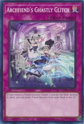 SH Archfiend&#39;s Ghastly Glitch - MP23-EN238 - Common 1st Edition
Mega Tin 2023 Dueling Heroes Singles