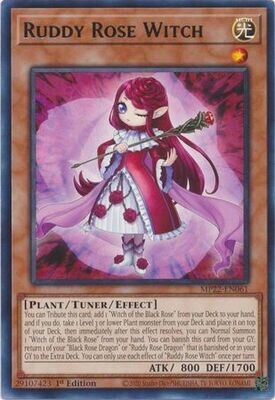 Ruddy Rose Witch - MP22-EN061 - Rare 1st Edition 2022 Mega-Tin: Pharaoh&#39;s Gods 1st Edition Singles