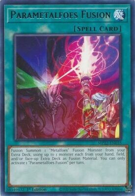 Parametalfoes Fusion - MP22-EN035 - Rare 1st Edition 2022 Mega-Tin: Pharaoh&#39;s Gods 1st Edition Singles