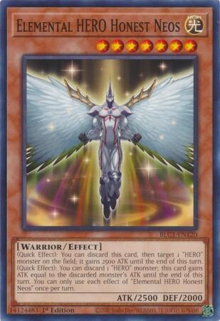 Elemental HERO Honest Neos - BLC1-EN120 - Common 1st Edition Battles of Legend: Chapter 1 1st Edition Singles