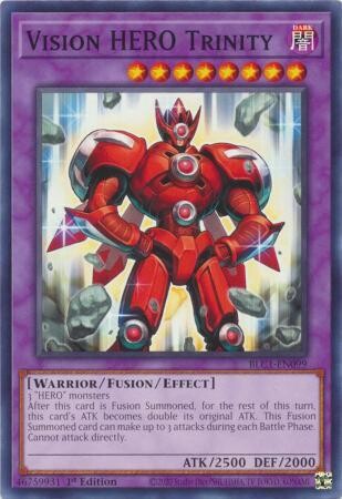 Vision HERO Trinity - BLC1-EN099 - Common 1st Edition Battles of Legend: Chapter 1 1st Edition Singles