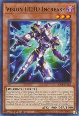Vision HERO Increase - BLC1-EN082 - Common 1st Edition Battles of Legend: Chapter 1 1st Edition Singles *Espanol*