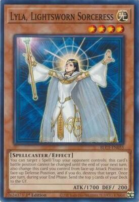 Lyla, Lightsworn Sorceress - BLC1-EN055 - Common 1st Edition
Battles of Legend: Chapter 1 1st Edition Singles *Espanol*
