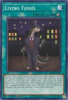 Living Fossil - BLC1-EN104 - Common 1st Edition Battles of Legend: Chapter 1 1st Edition Singles