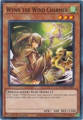 Wynn the Wind Charmer - SDCH-EN004 - Common 1st Edition Spirit Charmers [SDCH] 1st Edition Singles (espanol)