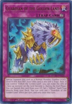 Guardian of the Golden Land - MGED-EN126 - Rare 1st Edition Maximum Gold El Dorado 1st Edition Singles