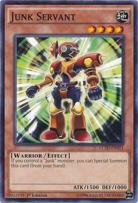 Junk Servant - LC5D-EN021 - Common 1st Edition Legendary Collection 5D&#39;s LC5D Singles