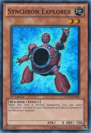 Synchron Explorer - 5DS3-EN005 - Super Rare 1st Edition Starter Deck: Duelist Toolbox 1st Edition Singles
