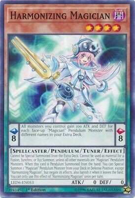 Harmonizing Magician - LED6-EN053 - Common 1st Edition Legendary Duelists: Magical Hero 1st Edition Singles (espanol)