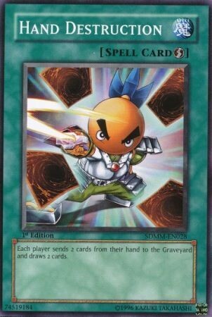 Hand Destruction - SDMM-EN028 - Common 1st Edition Structure Deck: Machina Mayhem 1st Edition Singles