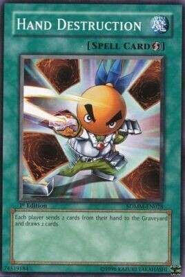Hand Destruction - SDMM-EN028 - Common 1st Edition Structure Deck: Machina Mayhem 1st Edition Singles