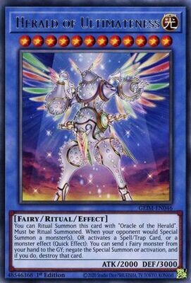 Herald of Ultimateness - GEIM-EN046 - Rare 1st Edition Genesis Impact [GEIM] 1st Edition Singles