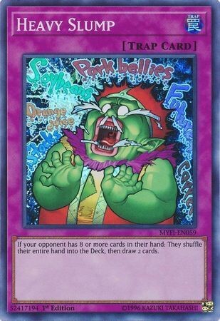 Heavy Slump - MYFI-EN059 - Super Rare 1st Edition Mystic Fighters Singles