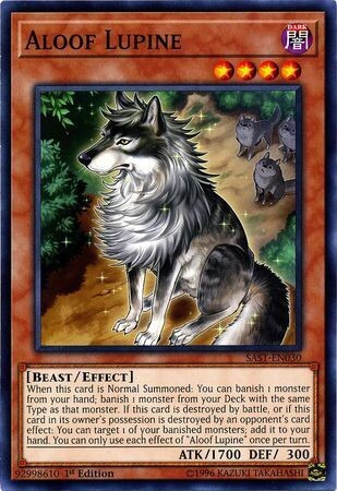Aloof Lupine - SAST-EN030 - Common 1st Edition Savage Strike 1st Edition Singles