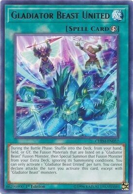 Gladiator Beast United - CHIM-EN057 - Rare 1st Edition Chaos Impact 1st Edition Singles