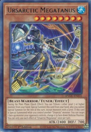 Ursarctic Megatanus - ANGU-EN031 - Rare 1st EditionAncient Guardians 1st Edition Singles (Español)