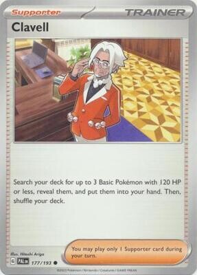 Clavell - 177/193 - Common Scarlet &amp; Violet: Paldea Evolved Singles