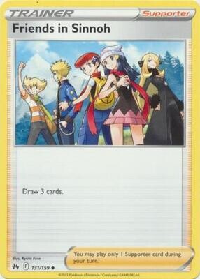 Friends in Sinnoh - 131/159 - Uncommon Crown Zenith Singles
