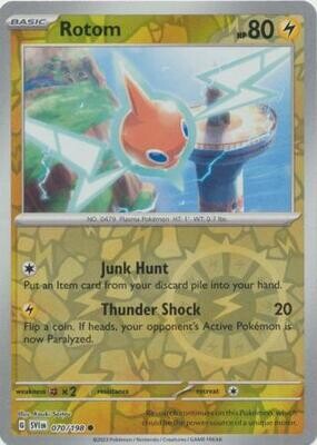 Rotom - 070/198 - Common Reverse Holo
Scarlet &amp; Violet (Base Set) Reverse Holo Singles *Espanol*