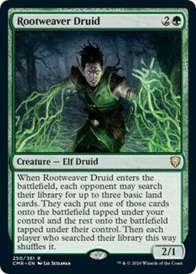 GA Rootweaver Druid 250/361 Commander Legends Singles