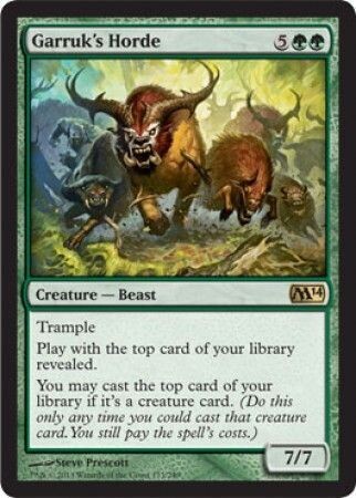 Garruk&#39;s Horde
Magic 2014 (M14) Singles