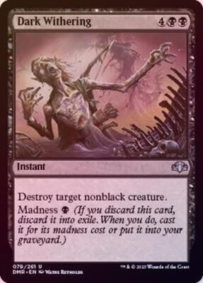 Dark Withering 079/261 - Foil Dominaria Remastered Foil Singles