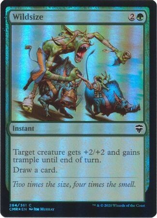 Wildsize 264/361 - Foil
Commander Legends Foil Singles