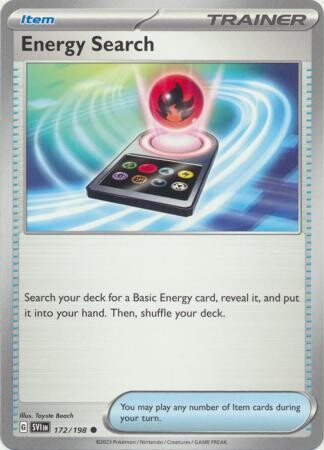 Energy Search - 172/198 - Common Scarlet &amp; Violet (Base Set) Singles