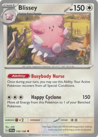 Blissey - 145/198 - Uncommon Scarlet &amp; Violet (Base Set) Singles