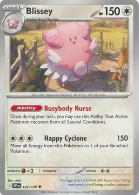 Blissey - 145/198 - Uncommon Scarlet &amp; Violet (Base Set) Singles