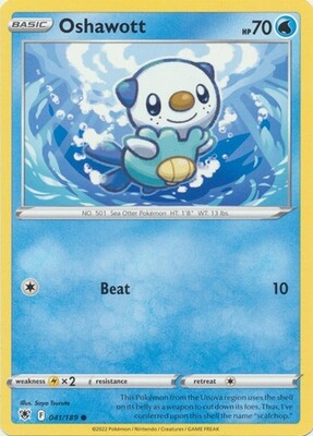 Oshawott - 041/189 - Common Sword &amp; Shield: Astral Radiance Singles