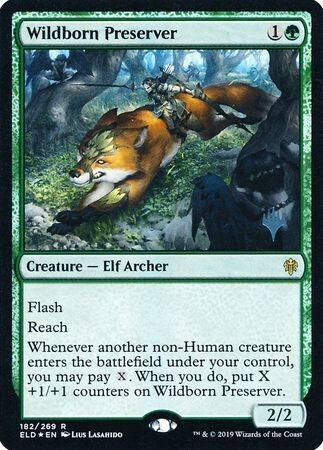 Wildborn Preserver 182/269 - Silver Stamped Foil
Throne of Eldraine Silver Stamped Foil Singles