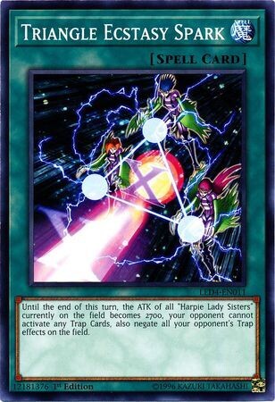 Triangle Ecstasy Spark - LED4-EN011 - Common 1st Edition Legendary Duelists: Sisters of the Rose 1st Edition Singles