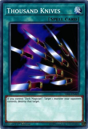 Thousand Knives - SS01-ENA09 - Common 1st Edition Speed Duel Starter Decks: Destiny Masters Singles